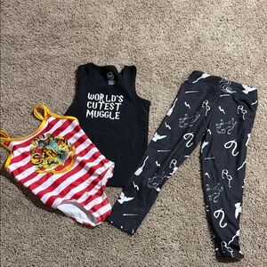 Harry Potter Themed Kids Outfit Set